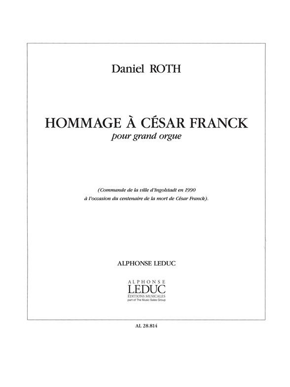 Hommage a Cesar Franck