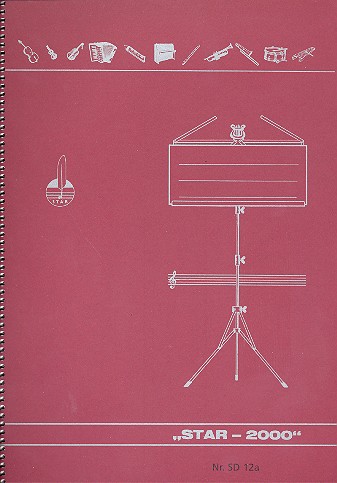 Notenbuch DIN A4 hoch 12 Systeme