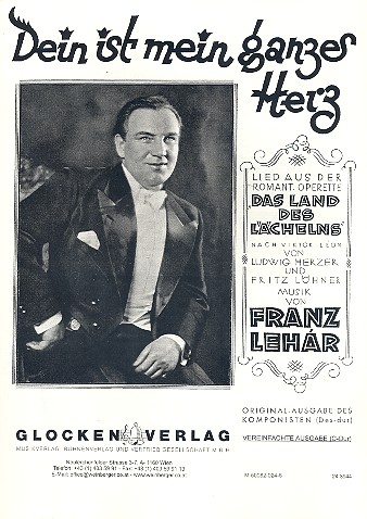 Dein ist mein ganzes Herz (C-Dur)