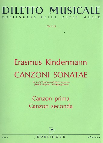 Canzoni sonatae für 2 Violinen