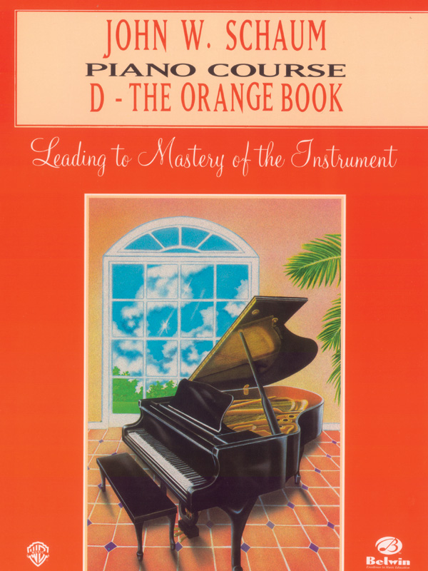 Piano Course Book D (orange)