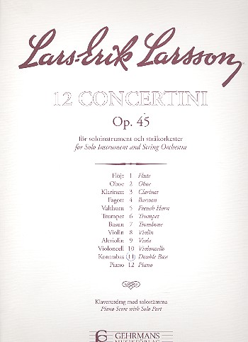 Concertino op.45,11 for stringbass and string orchestra