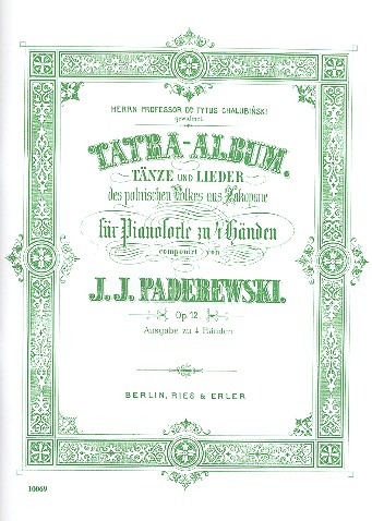 Tatra Album op.12 - Tänze und Lieder des polnischen Volkes aus Zakopane                 