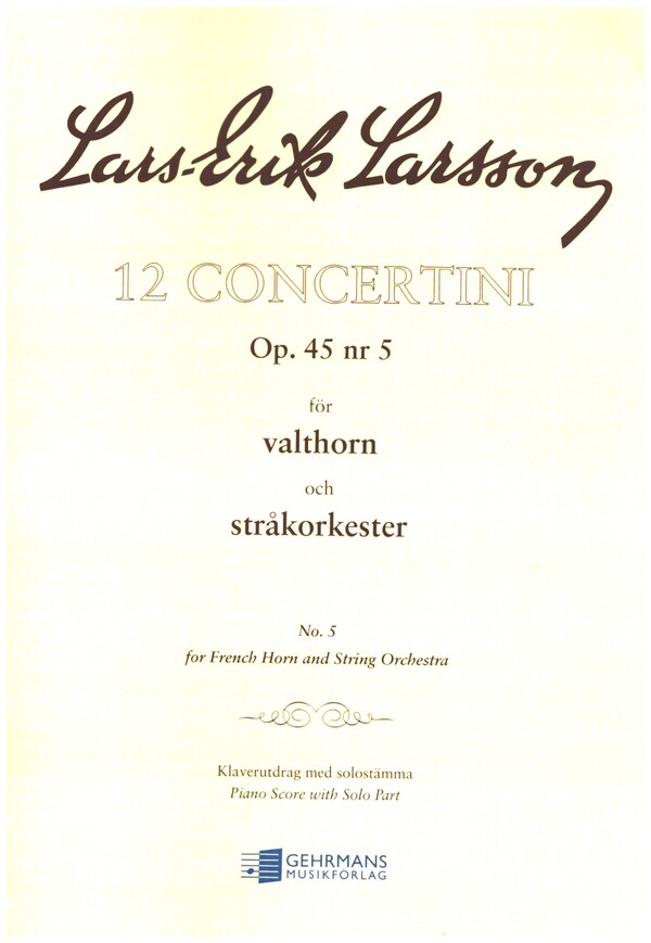 Concertino op.45,5