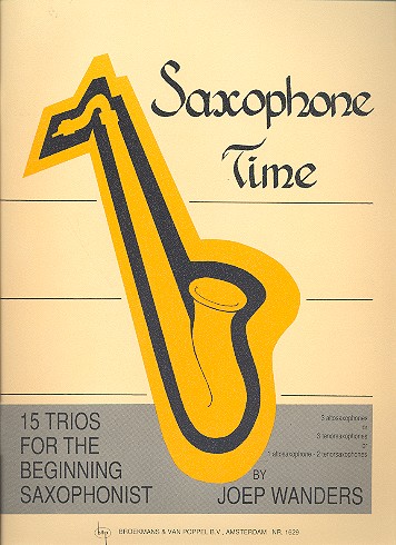 Saxophone Time 15 trios for the