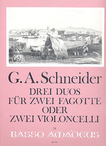 3 Duos für 2 Fagotte (2 Violoncelli)