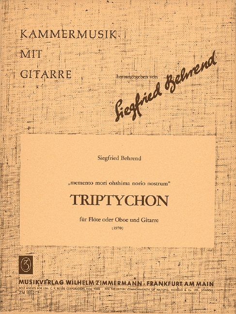 Triptychon für Flöte (Oboe) und