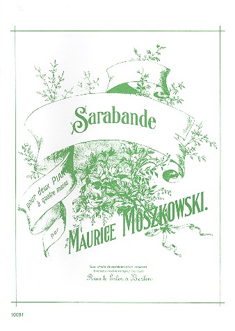 Sarabande für 2 Klaviere