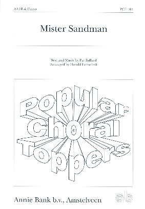 Mister Sandman for mixed chorus