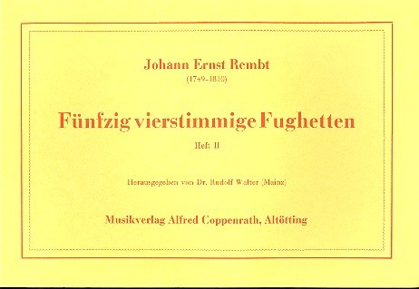 50 vierstimmige Fughetten Band 2 (Nr.23-50)