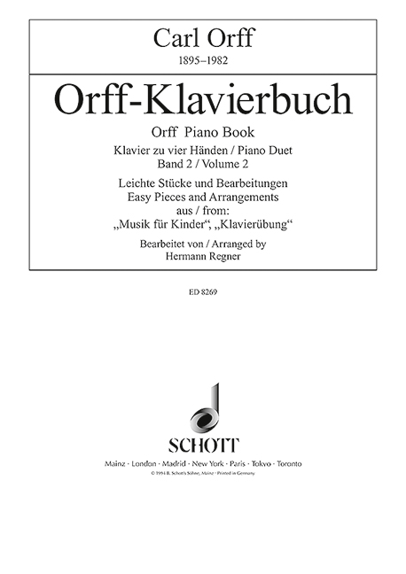 Orff Klavierbuch Band 2