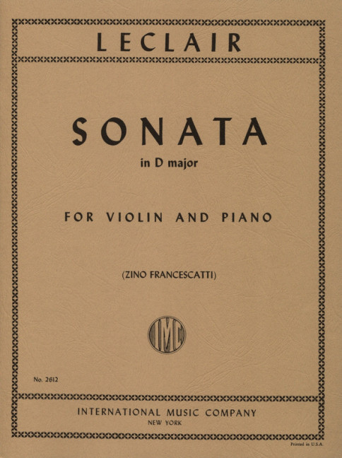 Sonata D major
