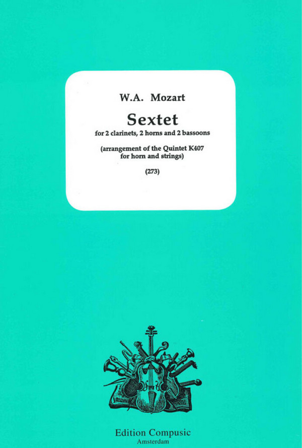 Sextet KV: for 2 clarinets, 2 horns