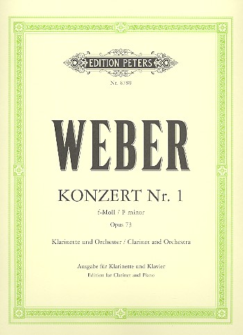 Konzert f-Moll Nr.1 op.73 für Klarinette und Orchester