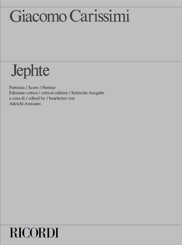 Jephte Oratorium