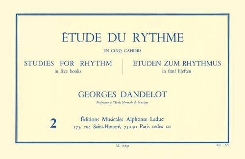 Etude du rythme vol.2
