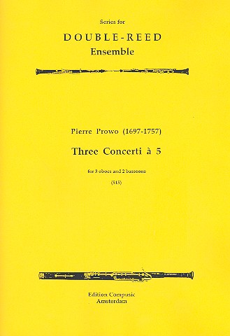 3 concerti à 5 for 3 oboes and
