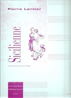 Sicilienne pour saxophone