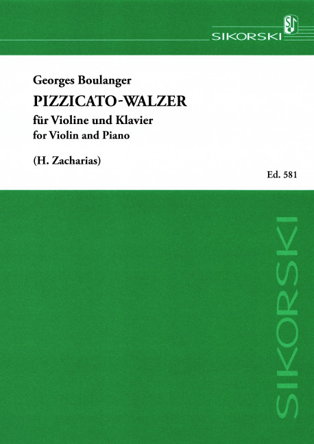 Pizzicato-Walzer für Violine