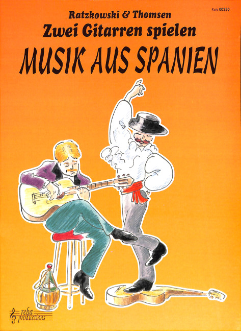 Zwei Gitarren spielen Musik aus Spanien