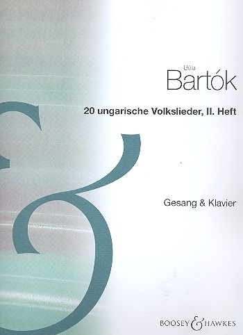 20 Ungarische Volkslieder Band 2 (Nr.5-8)