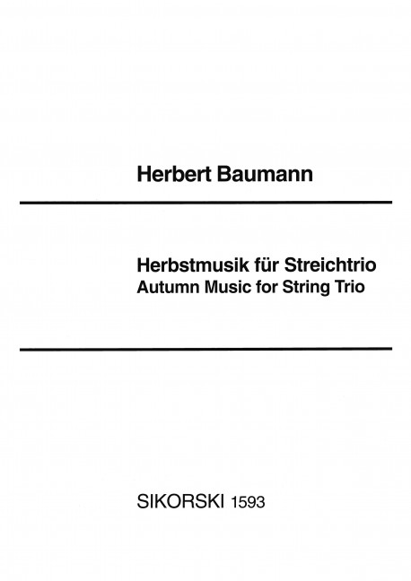 HERBSTMUSIK FUER STREICHTRIO