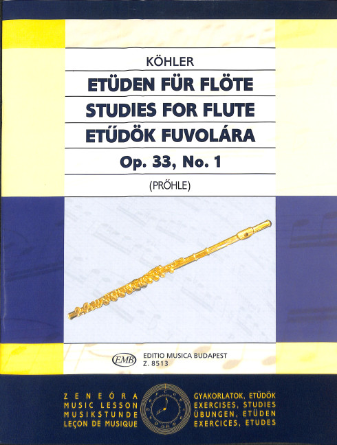 Etüden op.33 für Flöte