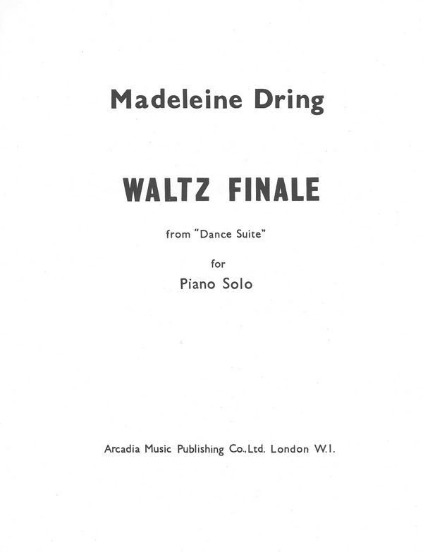Waltz Finale from Dance Suite