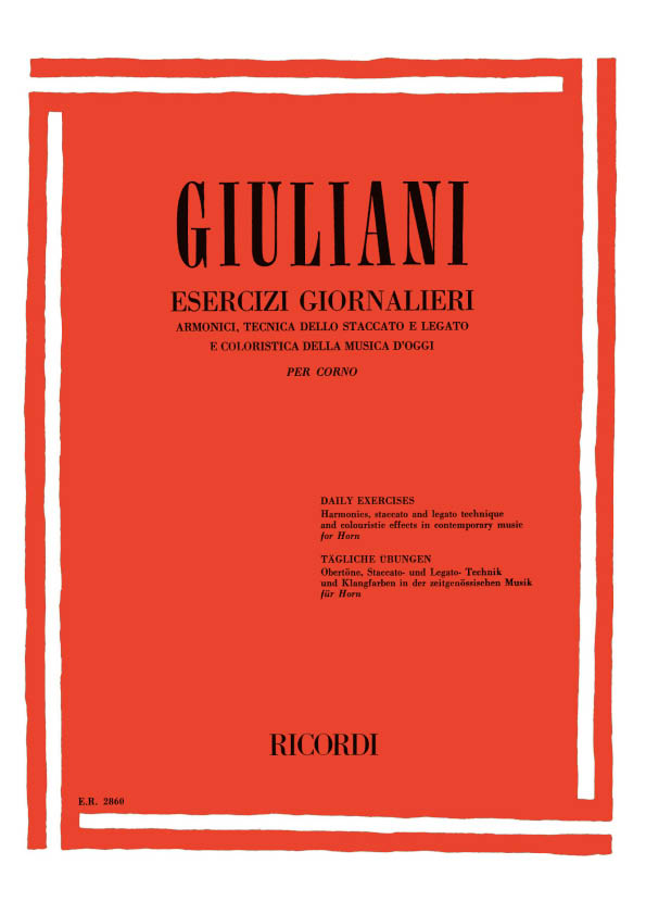 Esercizi giornalieri per corno