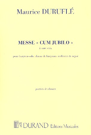Messe cum jubilo a une voix