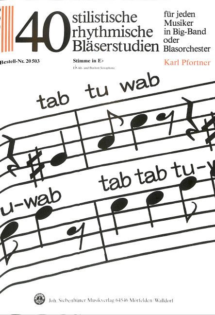 40 stilistische rhythmische Bläserstudien