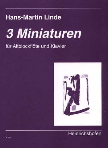 3 Miniaturen für Altblockflöte
