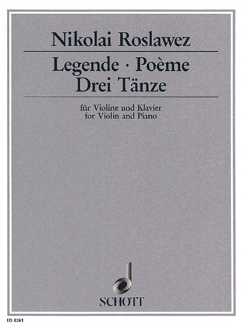 Legende, Poème, 3 Tänze