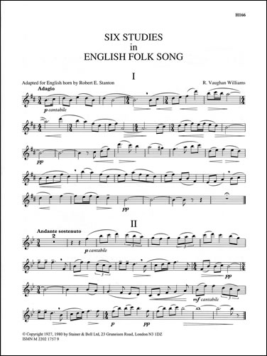 6 Studies in English Folksong