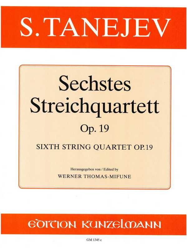 Streichquartett Nr.6 op.19