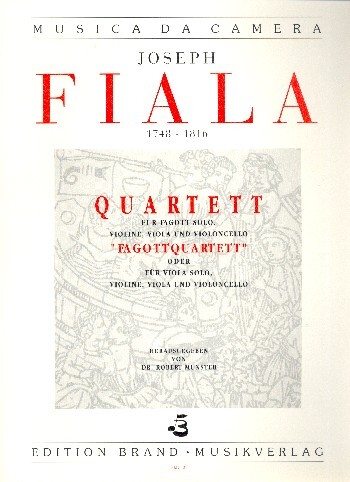 Quartett für Fagott (Viola) solo, Violine,