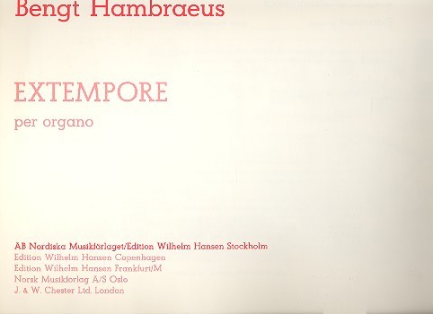 Extempore (Hambräus)