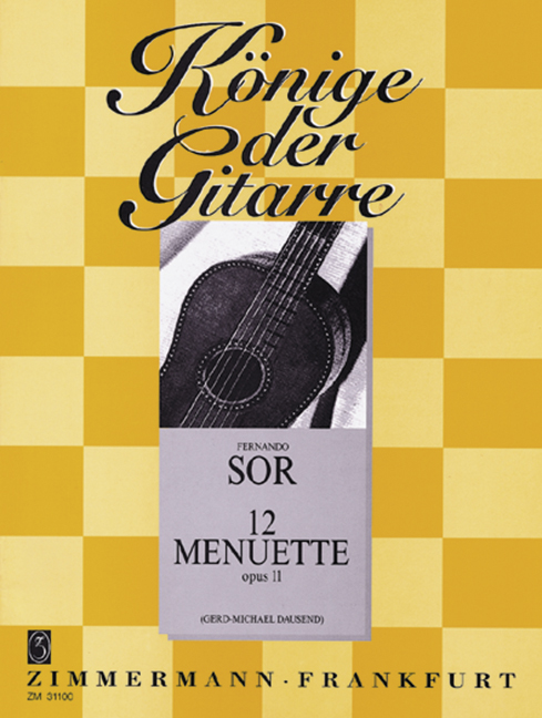 12 Menuette op.11 für Gitarre