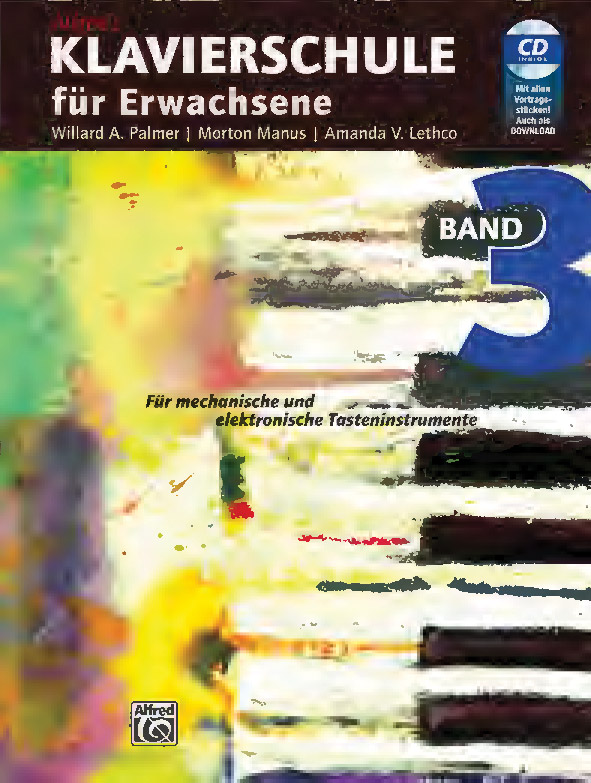 Klavierschule für Erwachsene Band 3 (+Online-Audio)