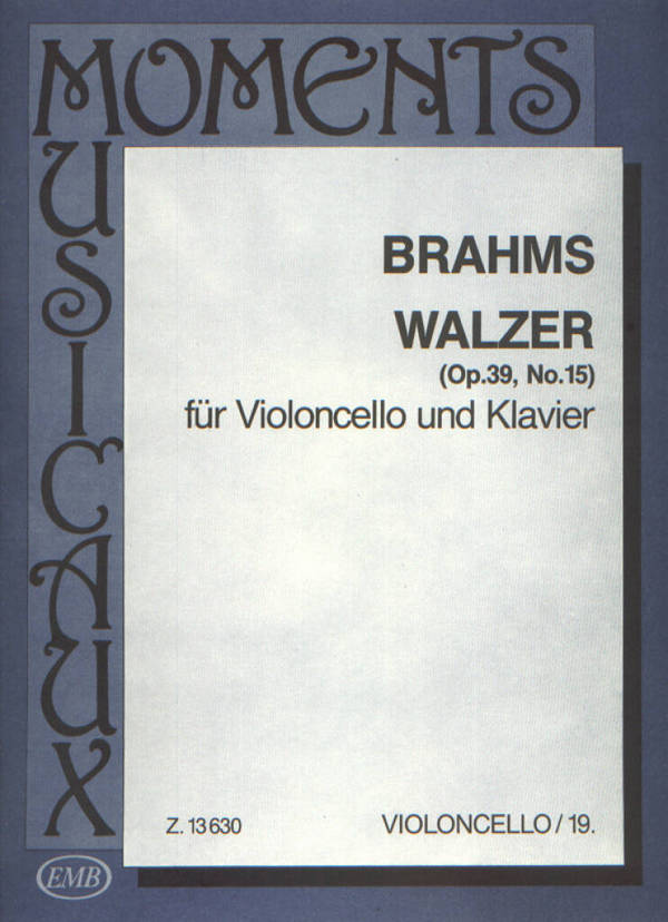 Walzer op.39,15 für Violoncello