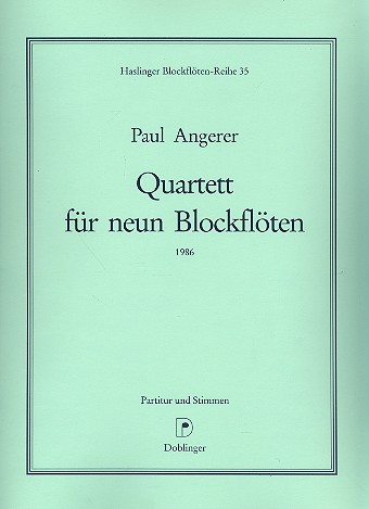 Quartett für 9 Blockflöten (AAATTTBBBB)