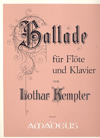 Ballade op.37 für Flöte und Klavier