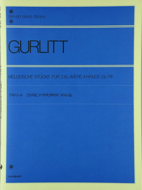 8 melodische Stücke op.174