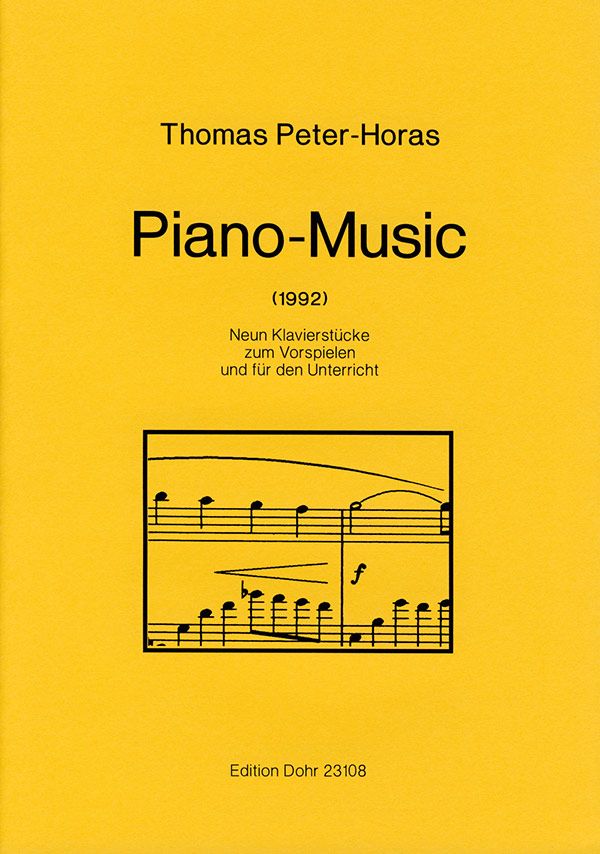 Piano Music 9 Klavierstücke
