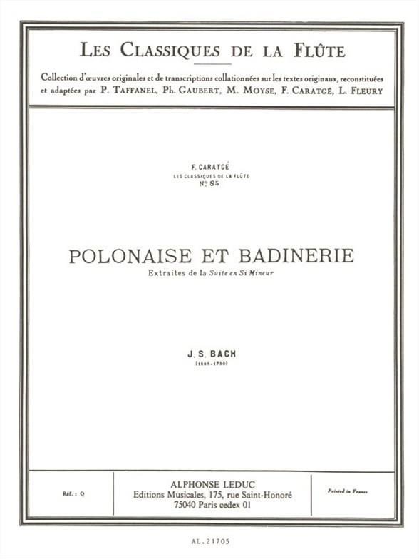 Polonaise et Badinerie pour flûte