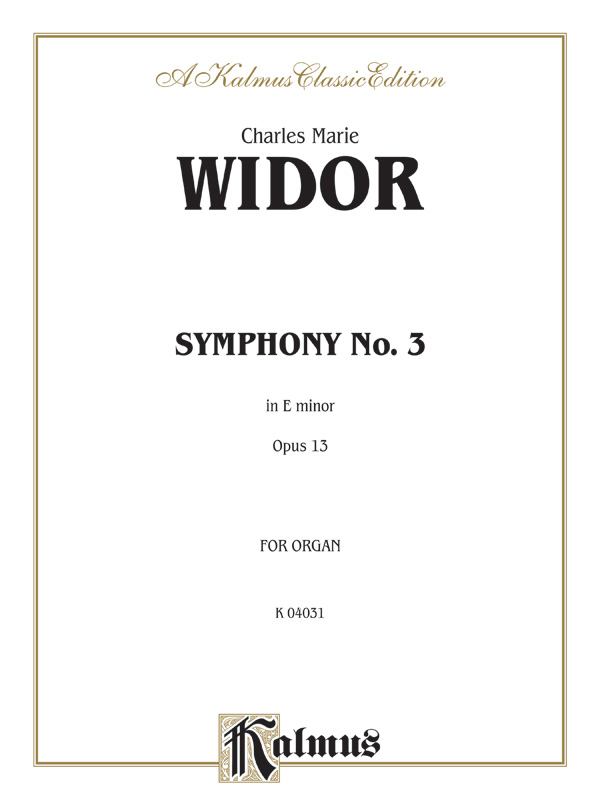 Symphony e minor no.3 op.13