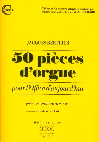 50 Pièces d'Orgue vol.1  (nos.1-25)