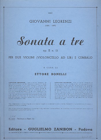 Sonata a tre op.2,13