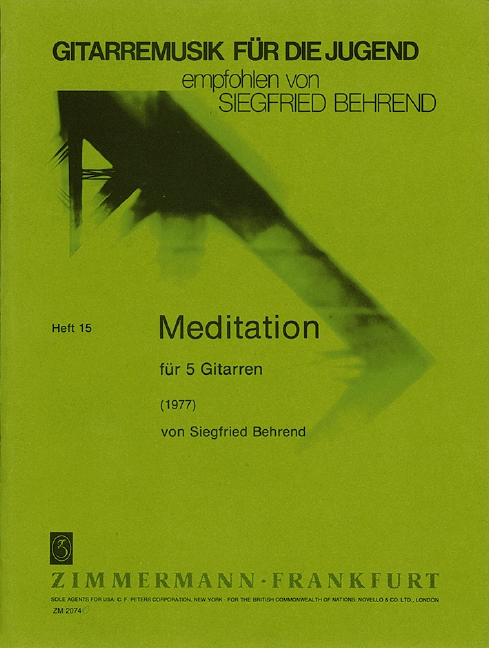 Meditation für 5 Gitarren