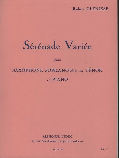Sérénade variée pour saxophone